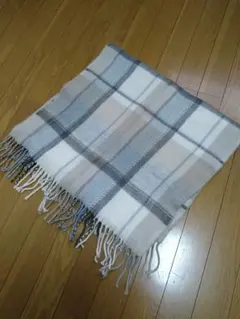 チェックマフラー　ストール