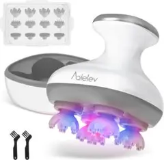 ヘッドスパ 電動頭皮ブラシ シャンプーブラシ （頭皮/顔/体用）美容家電