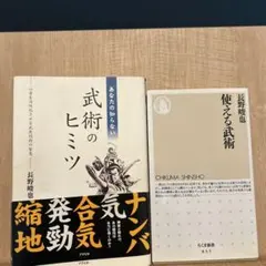長野峻也 武術のヒミツ 使える武術 2冊セット