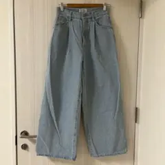 【JOURNAL STANDARD relume】タックデニムワイドレッグ