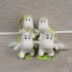 ムーミン谷のなかまたち　ぬいぐるみマスコット ムーミン　4個
