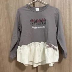 ミニーマウス プリント カットソー