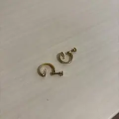 ゴールドフープイヤリング ケース付き