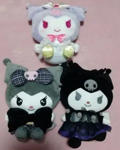 クロミちゃん　ぬいぐるみ　おまとめ売り　ミッドナイトエンジェル　おめかし　天使のサムネイル