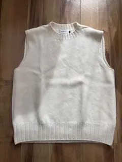 ISLAND TIDES アイランド タイド　ニットベスト　ホワイト
