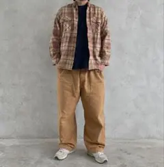 UNIQLO OLD チェックネルシャツ L フェード Y2K 00s グランジ