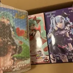 初音ミク　フィギュア　雪ミク×クロミ　チロルチョコ　Outdoor