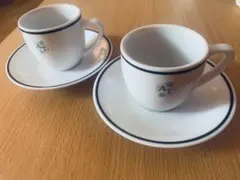 美品Afternoon tea デミタスカップ&ソーサー2客
