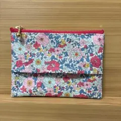 P535 ポケットティッシュポーチ 花柄　リバティ　☆ハンドメイド☆
