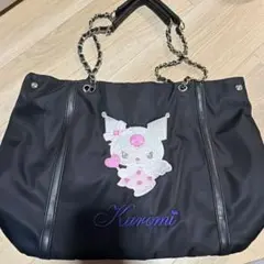 Kuromi 刺繍 バッグ