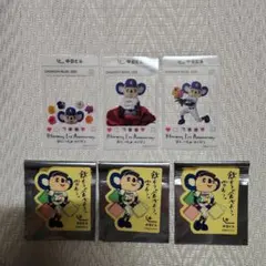 【非売品】中日ドラゴンズ　中日ビル　クリアカード3枚　シール3枚セット