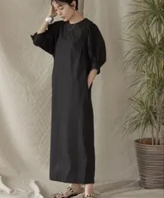 AMERICAN HOLIC パフスリーブ|ラインワンピース Mサイズ