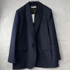 ザラ ZARA 新品☆テーラードジャケット XL シングル 大きい a4511Bのサムネイル