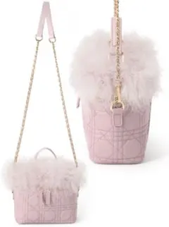 GRL ファー バニティバッグ