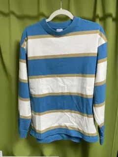 【Champion / チャンピオン】ヘビーウェイトボーダークルーネックロンＴ