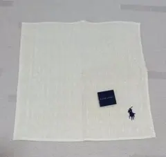 Ralph Lauren ケーブル編み風　タオルハンカチ