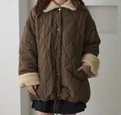 【apres jour clair】裏ボアキルティングジャケット