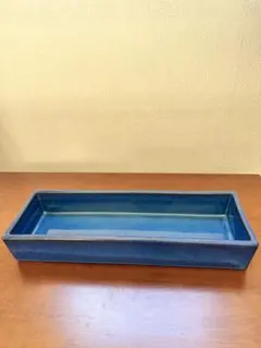 紺色水盤　花器