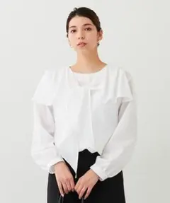2WAY衿フリルブラウス
