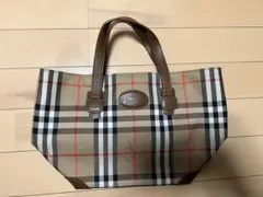 Burberry チェック柄 ハンドバッグ