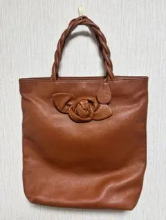 IBIZA レザー ハンドバッグ ブラウン