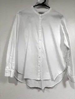 beams lights ブラウス　ノーカラー　シャツ