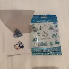 東京ディズニー 25周年ピンバッジセット　ミニー