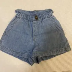 デニム　ショートパンツ 90cm ブランシェス