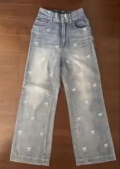 repipi armario リボン柄 デニムパンツ Lサイズのサムネイル
