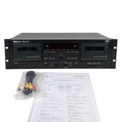 動作保証 TASCAM 302 ダブルオートリバースカセットデッキ - メルカリ