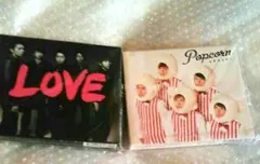 嵐　CD2作セットlove特典DVD付初回限定2作得　ＬＯＶＥ＆popocorn