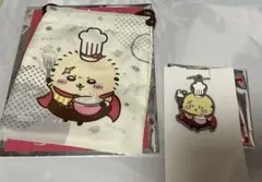 ちいかわ ココス 巾着 ラッコ ラバーキーホルダー コラボグッズ 第一弾 2点