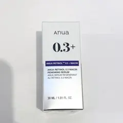 【新品】Anua アヌア レチノール0.3 ナイアシン リニューイングセラム