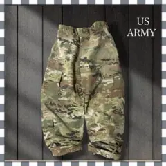 6729/US ARMYウッドランド迷彩ミリタリーカーゴパンツダブルニーM/XL