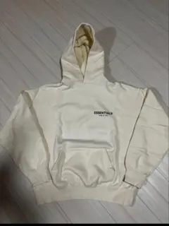 ESSENTIALS フード付きパーカー XS クリーム