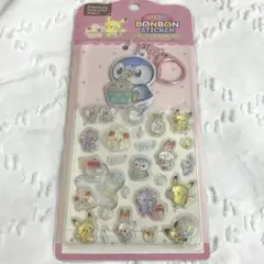 ポケモン　ポッチャマ　キャンディボンボンステッカーキーホルダー付き　韓国　公式