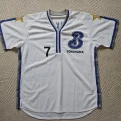 横浜ベイスターズ ホームユニフォーム 石川雄洋 ISHIKAWA 7
