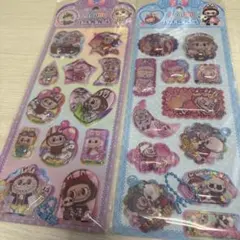 ラブブシール キラキラウォーターinシール2シートセット LABUBU