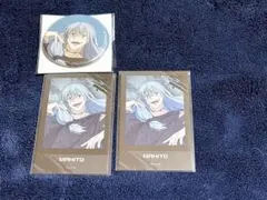 呪術廻戦 アニメーション呪術廻戦展 渋谷事変 真人 缶バッジ フォト風カード