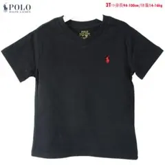 Ralph Lauren ラルフローレン Vネック半袖Tシャツ 3T 黒Tのサムネイル