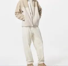 コーデュロイイージーアンクルパンツS UNIQLO ホワイト