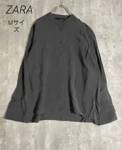 ZARA Mサイズ 長袖シャツ グレーのサムネイル