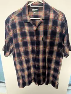 Paul Smith Jeans 半袖シャツ S ネイビー系 チェック柄のサムネイル