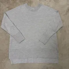 SLOBE IENA ウォッシャブルスムースニットプルオーバー　ベージュ　美品