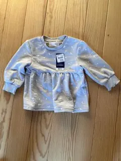 90 新品　トレーナー　月　西松屋