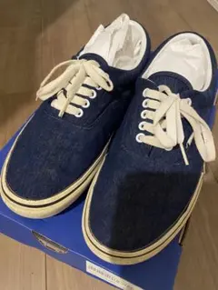 VANS ブルー ローカットスニーカー