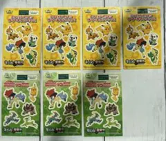 ポケモンキャラクターシール 7枚セット