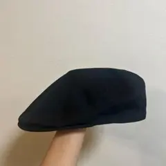 アニエスベー】ハンチング レザーキャップ 帽子 羊革 ブラック size 57