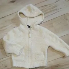 コムサイズム モコモコボアパーカー90センチ