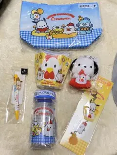 【新品未開封】サンリオ当たりくじ　からあげクン　ポチャッコセット